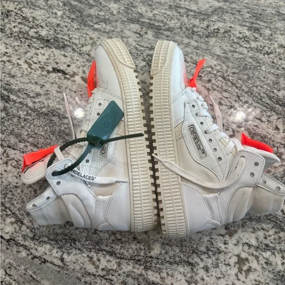 Off-White 3.0 Off Court Leather High-Top Sneakers - Made in Italy - Picture 6 of 13